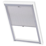 Vidaxl Roller Blind plisseret hvid F06