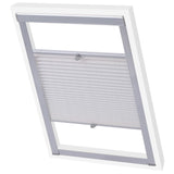 Vidaxl Roller Blind plissed White M04 304