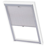 Vidaxl Roller Blind plissed White M04 304