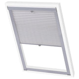 Vidaxl Roller Blind plissed White P06 406