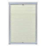 Vidaxl Roller Blind Pleated Cream F06