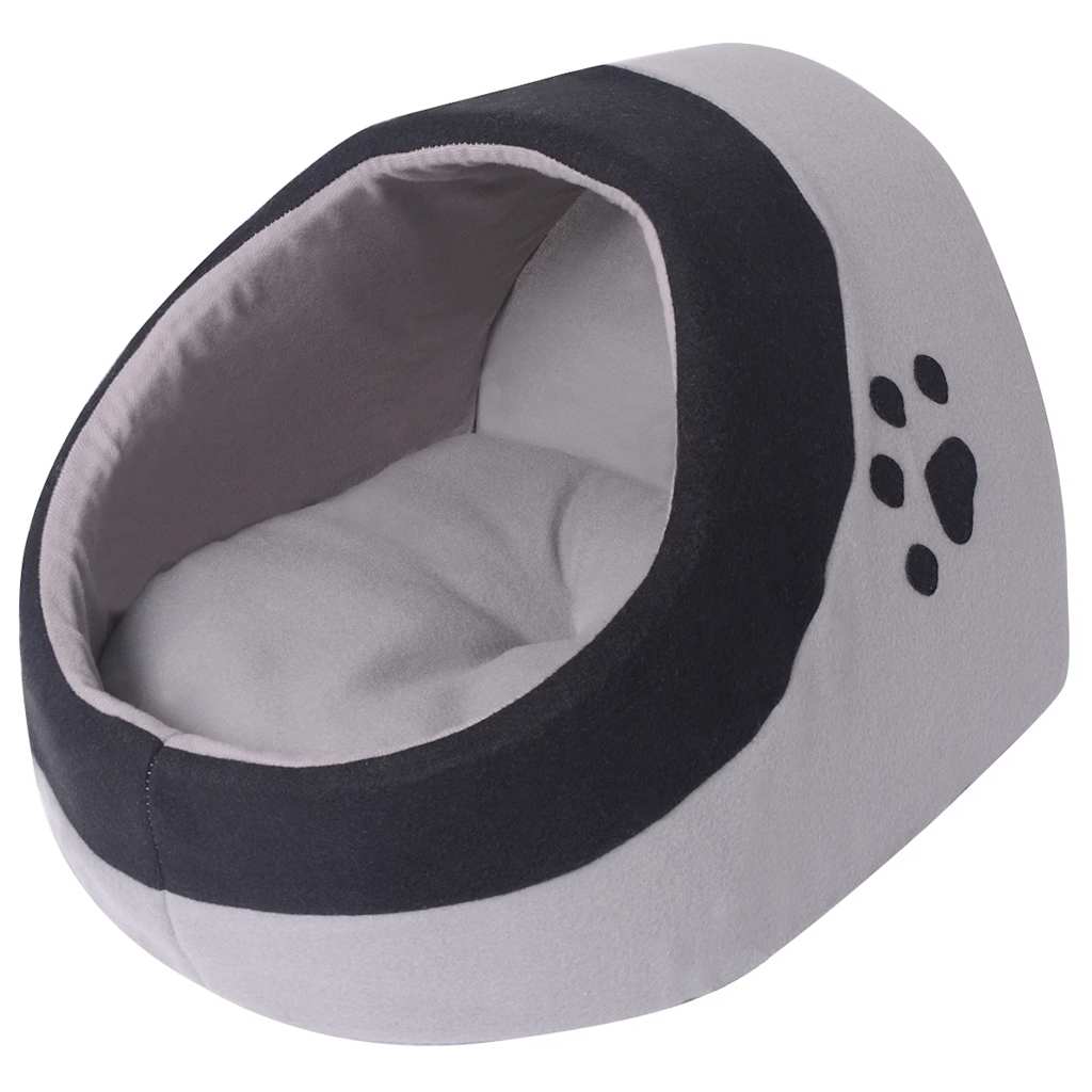 Vidaxl Cat Basket M Grå og sort