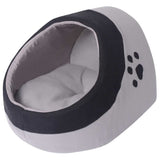 Vidaxl Cat Basket M Grå og sort