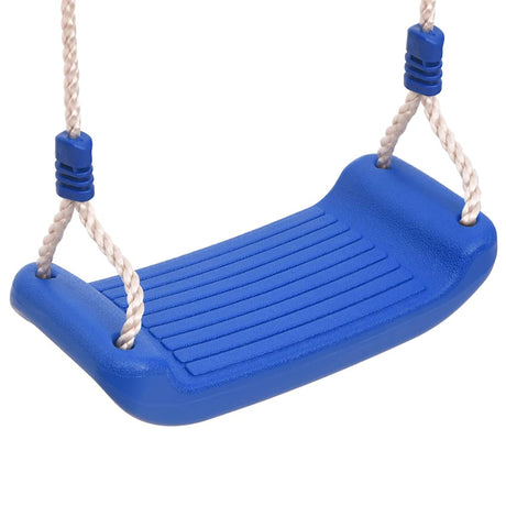 Vidaxl Swing Seats 2 st med klatrende sten polyethylenblå