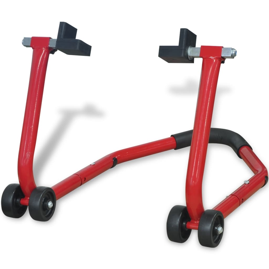 Vidaxl motorcykel baghjul paddock standard rød