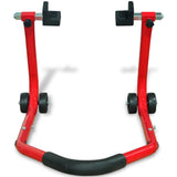 Vidaxl motorcykel baghjul paddock standard rød