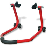 Vidaxl motorcykel baghjul paddock standard rød