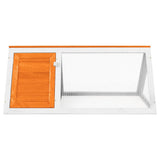 Vidaxl Rabbit Loft Wood