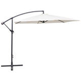 Vidaxl Flydende parasol 3 m sandhvid