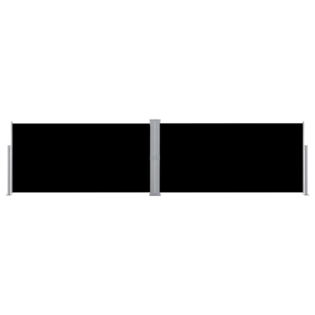 Vidaxl forrude udvides 160x600 cm sort