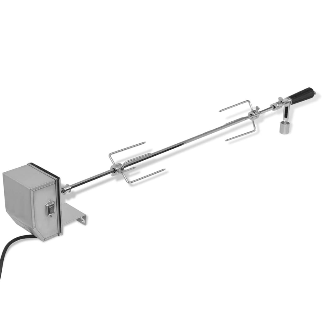 Vidaxl BBQ Turning Spit med professionel motorstål 900 mm
