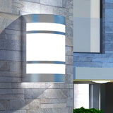 Vidaxl Wall Lamp til udvendig lys rustfrit stål