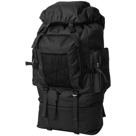 Vidaxl Backpack Army Style XXL 100 L Sort