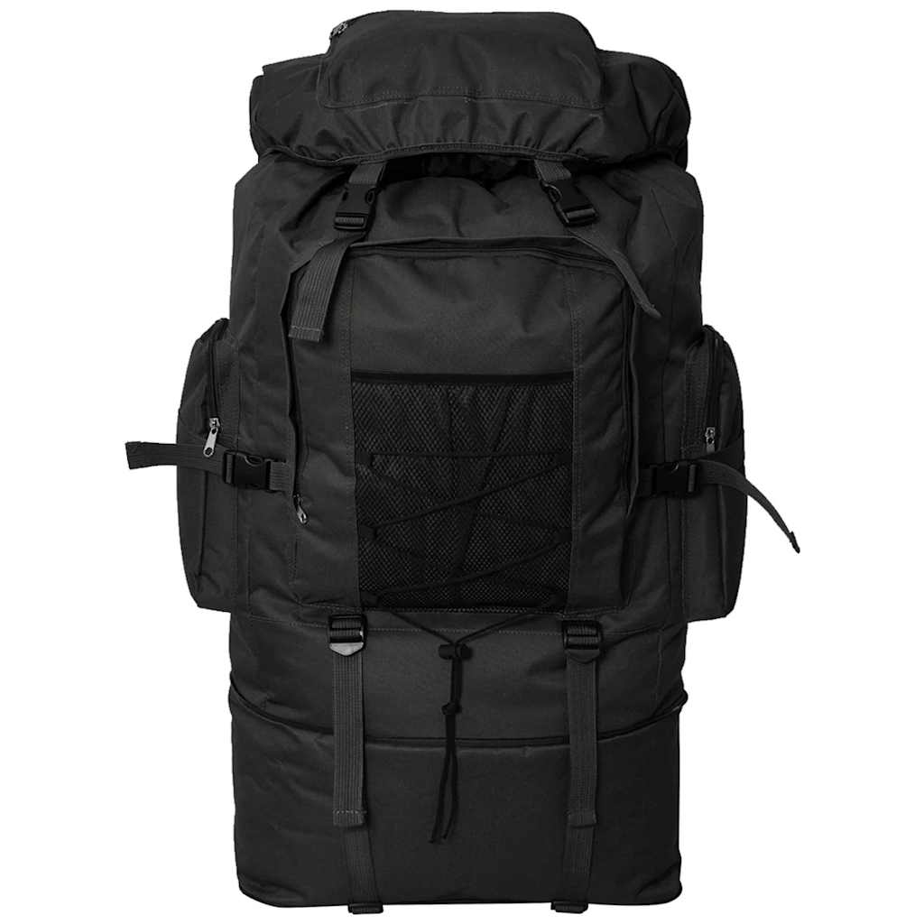 Vidaxl Backpack Army Style XXL 100 L Sort