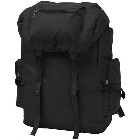 Vidaxl Backpack Army Style 65 L sort