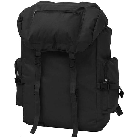 Vidaxl Backpack Army Style 65 L sort