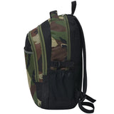 Vidaxl rygsæk til skole 40 L sort og camouflage