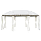 Vidaxl Arbor 530x350x265 cm creme hvid