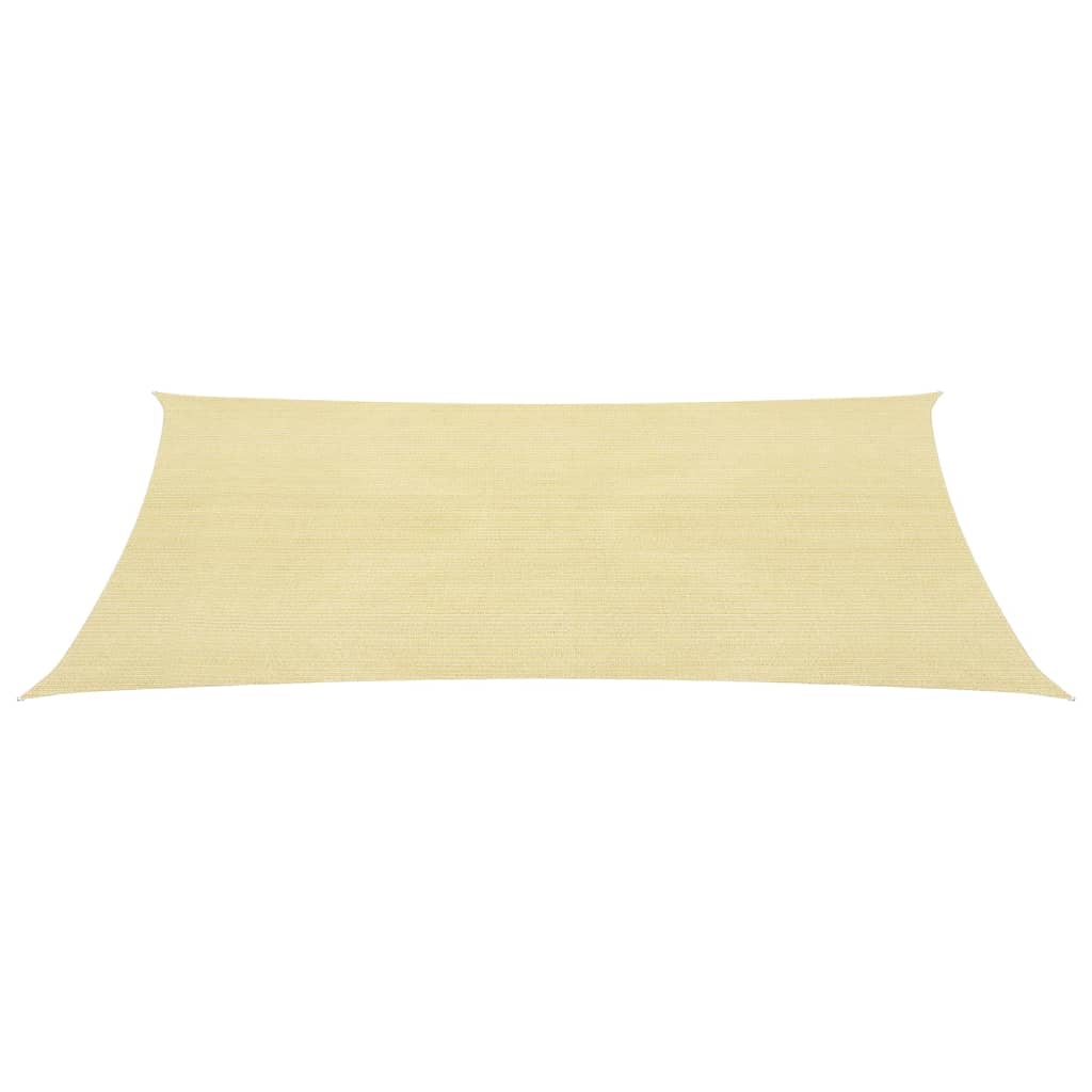 Vidaxl Sunshade HDPE Rektangulær 2x4 m beige