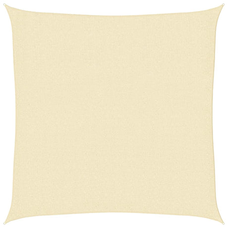 Vidaxl Sunshade HDPE Cream Square 3,6x3,6 m