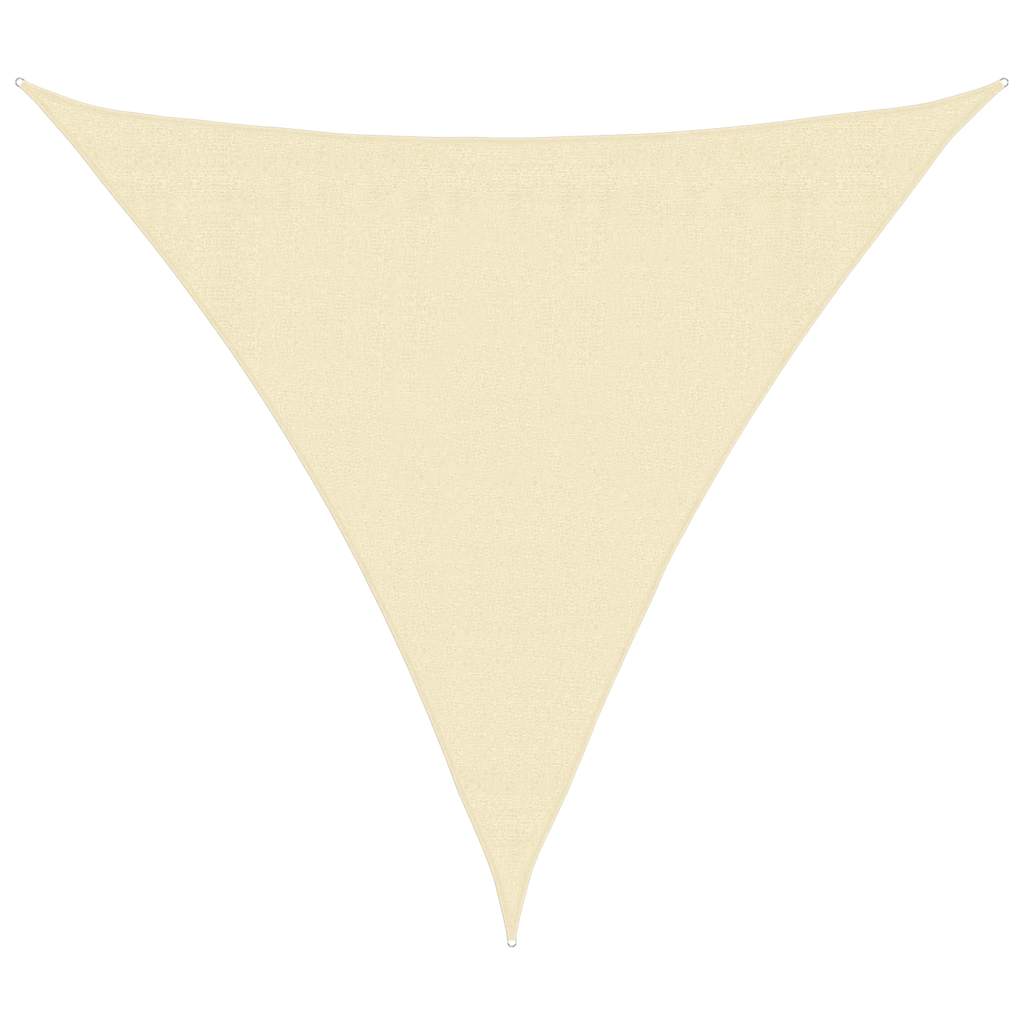 Vidaxx fortelt HDPE trekantet 3,6x3,6x3,6 m creme