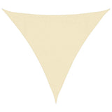 Vidaxx fortelt HDPE trekantet 3,6x3,6x3,6 m creme