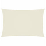 Vidaxl Sunshade Rectangular 2x4 M Oxford Fabric Crème farvet
