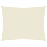 Vidaxl Sunshade Rectangular 4x6 M Oxford Fabric Crème -farvet -farvet