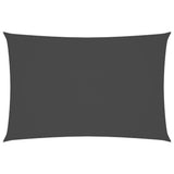 Vidaxl Sunshade Rectangular 2x4 M Oxford Fabric Anthracite -farvet