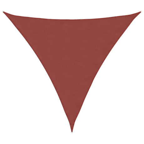 Vidaxl Sunshade Triangular 5x5x5m Oxford Stof Terracotta farve