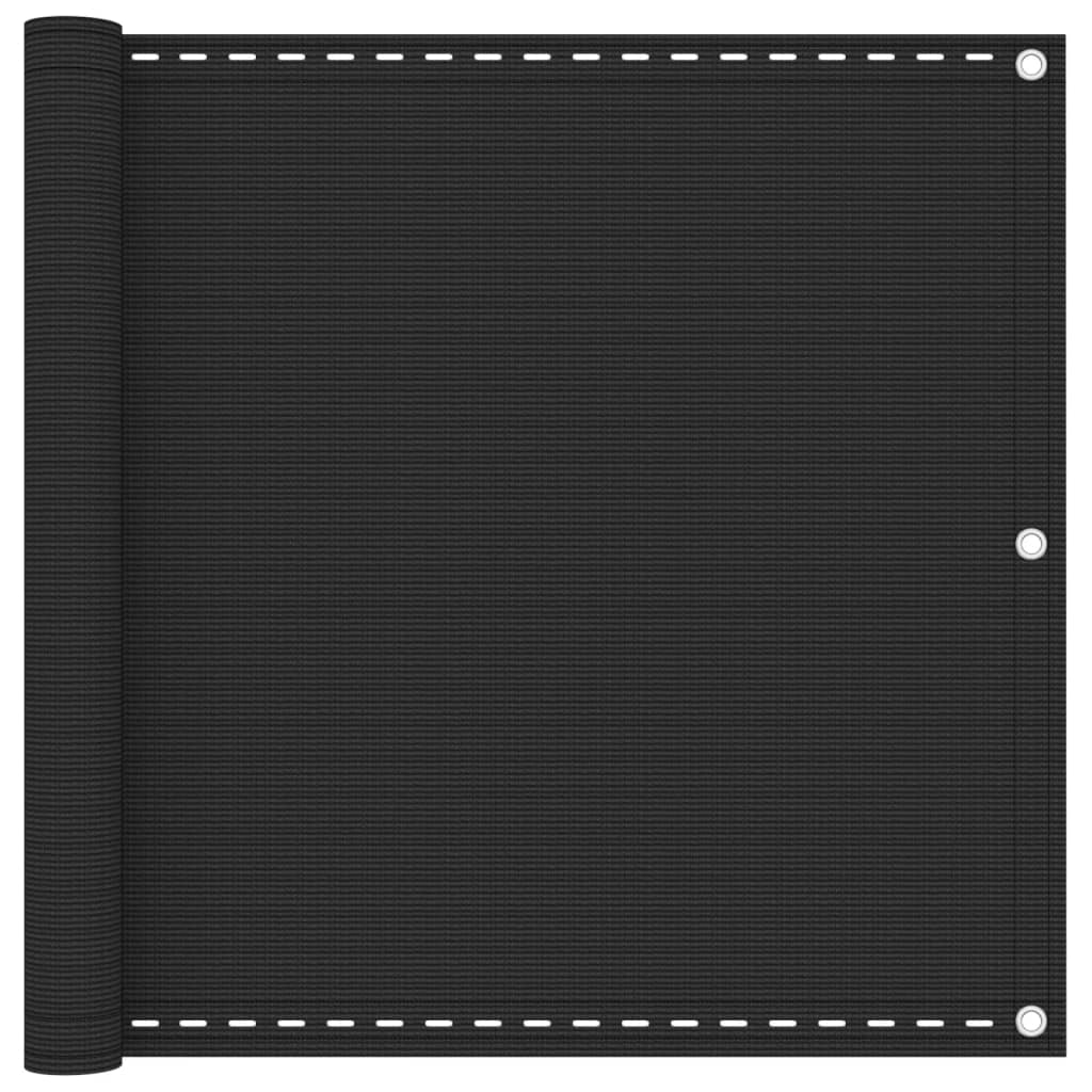 Vidaxl balkonskærm HDPE 90x400 cm antracit