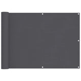 Vidaxl balkonskærm Oxford Textile 75x600 cm Anthracite