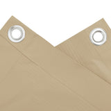 Vidaxl balkonskærm Oxford Textile 75x600 cm beige