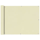 Vidaxl balkonskærm OxfordTextiel 90x600 cm creme