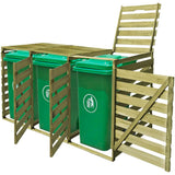 Vidaxl Container Storage Treptubbel 240 L Imprægneret træ