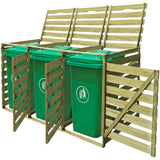 Vidaxl Container Storage Treptubbel 240 L Imprægneret træ