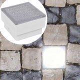 Vidaxxl jordspots 6 stk LED 100x100x68 mm