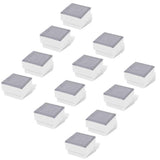Vidaxxl jordspots 12 stk LED 100x100x68 mm