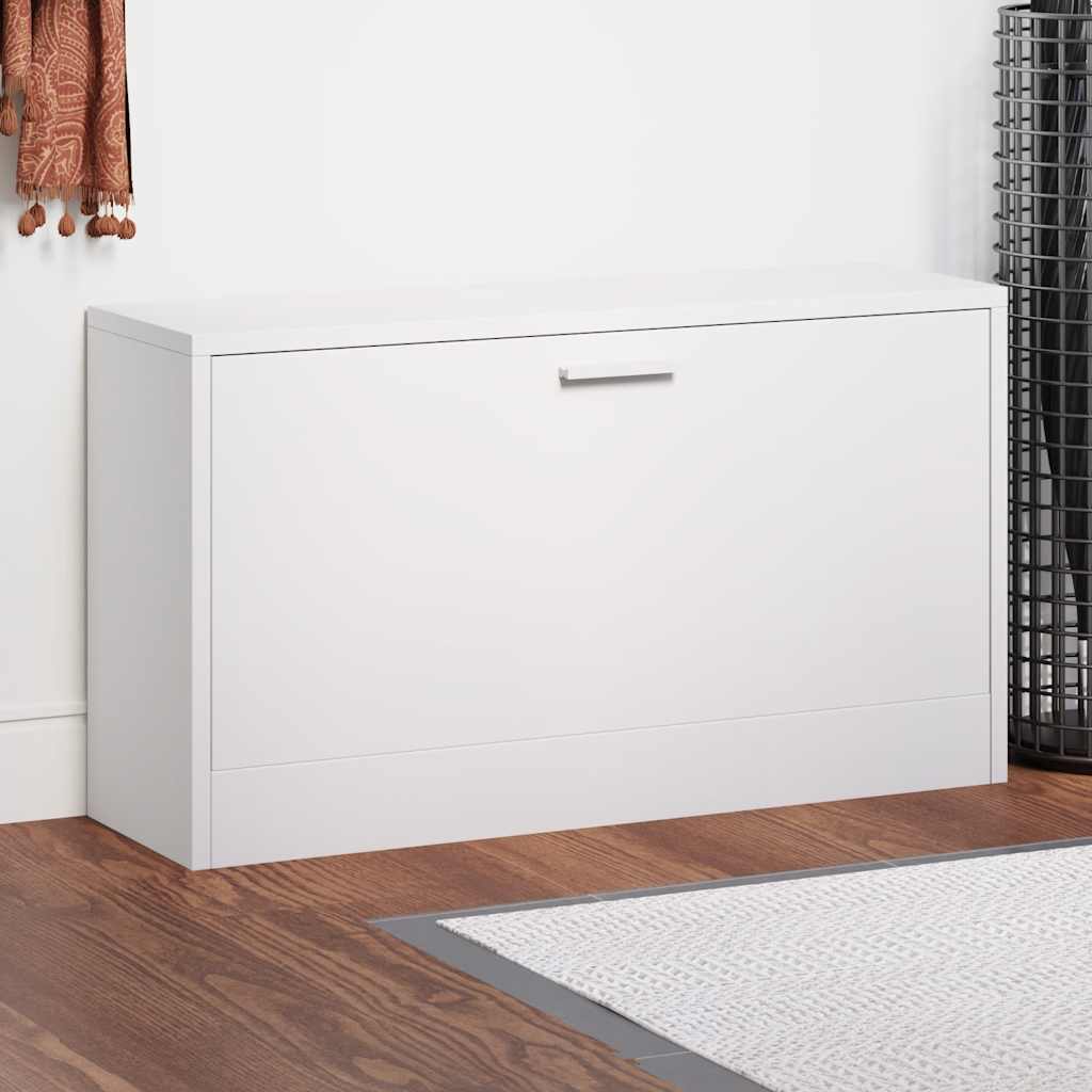 Vidaxl sko opbevaringsskab 80x24x45 cm hvid
