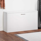 Vidaxl sko opbevaringsskab 80x24x45 cm hvid