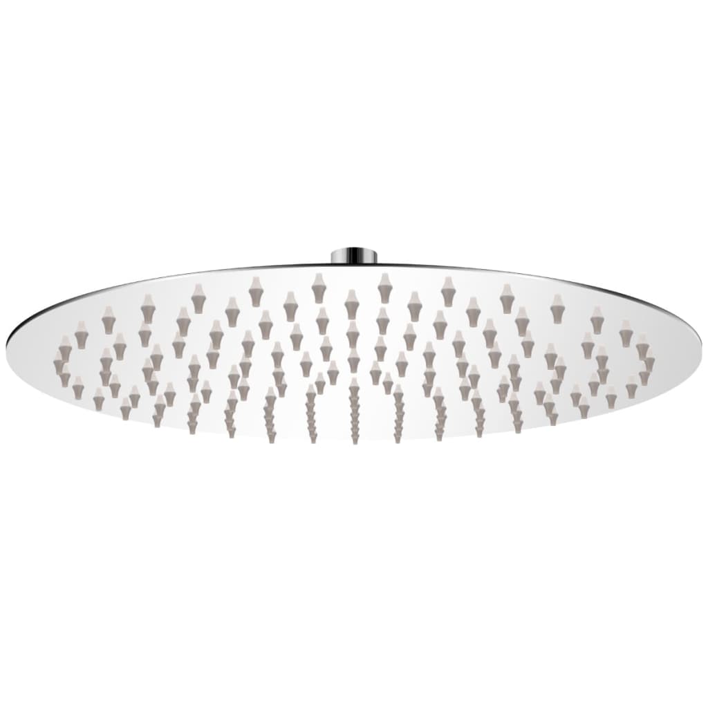 Vidaxl regnbruserhoved rustfrit stål 30 cm runde