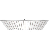 Vidaxl Rain Bruser Hoved Rustfrit stål 50x50 cm firkant