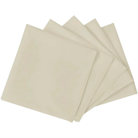 Vidaxl servietter 25 stykker creme 50x50 cm