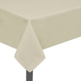 Vidaxl -duge 5 stykker creme 170x130 cm
