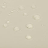 Vidaxl -duge 5 stykker creme 170x130 cm