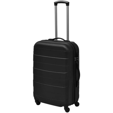 Vidaxl 3-Dart bagage indstillet hårdt 45,5 55 66 cm sort