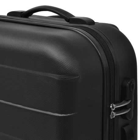 Vidaxl 3-Dart bagage indstillet hårdt 45,5 55 66 cm sort