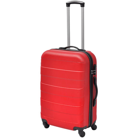 Vidaxl 3-Dart bagage indstillet hårdt 45,5 55 66 cm rød