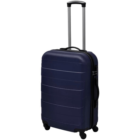Vidaxl 3-Dart bagage indstillet hårdt 45,5 55 66 cm blå