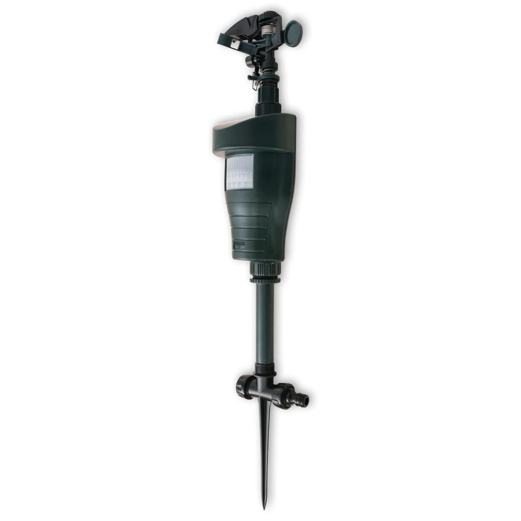 Vidaxl Sprayer Animal Protection med PIR -sensor Donkergroen